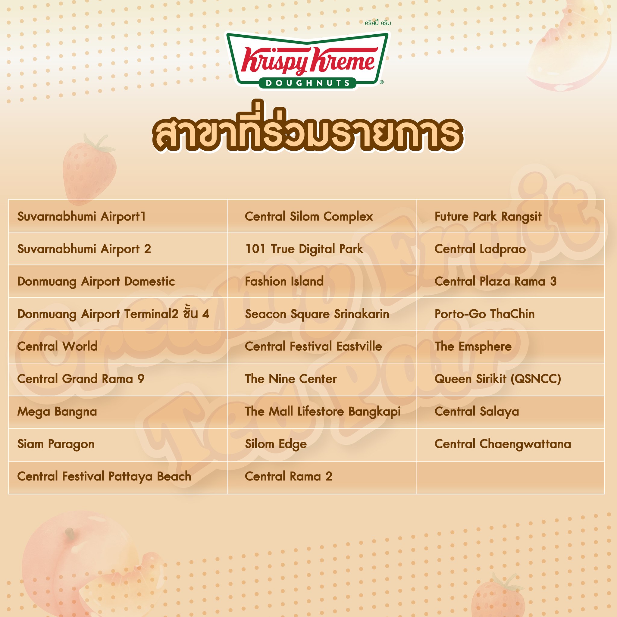 Krispy Kreme Thailand added a new... - Krispy Kreme Thailand