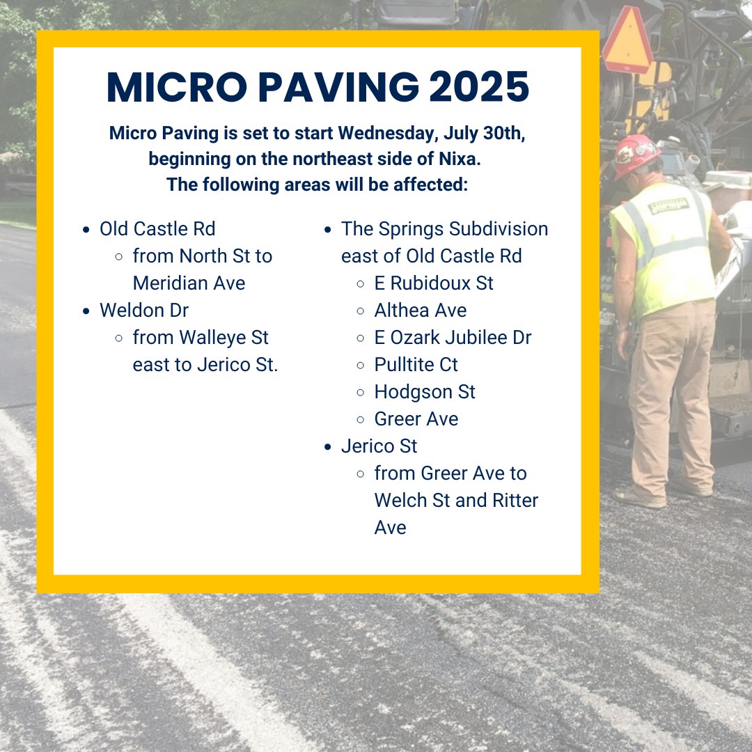 City - ⚠Roadwork alert! 🦺 Starting tomorrow, Wednesday, July 30th ...