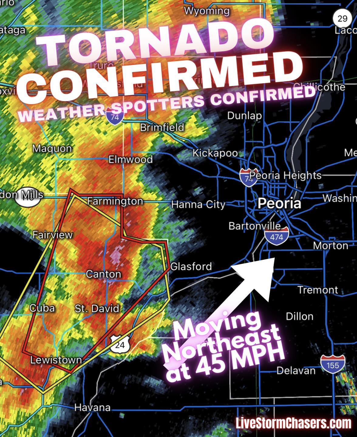 🌪️TORNADO CONFIRMED - A confirmed... - Live Storm Chasers | Facebook