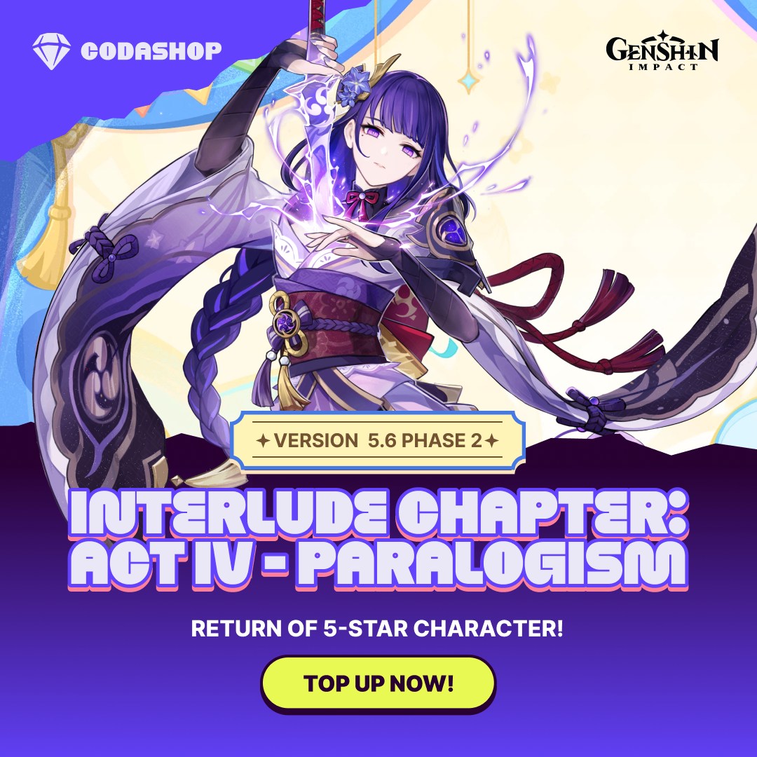 Codashop - ⚡ The wait is over—Raiden Shogun is back! ⚡... | Facebook