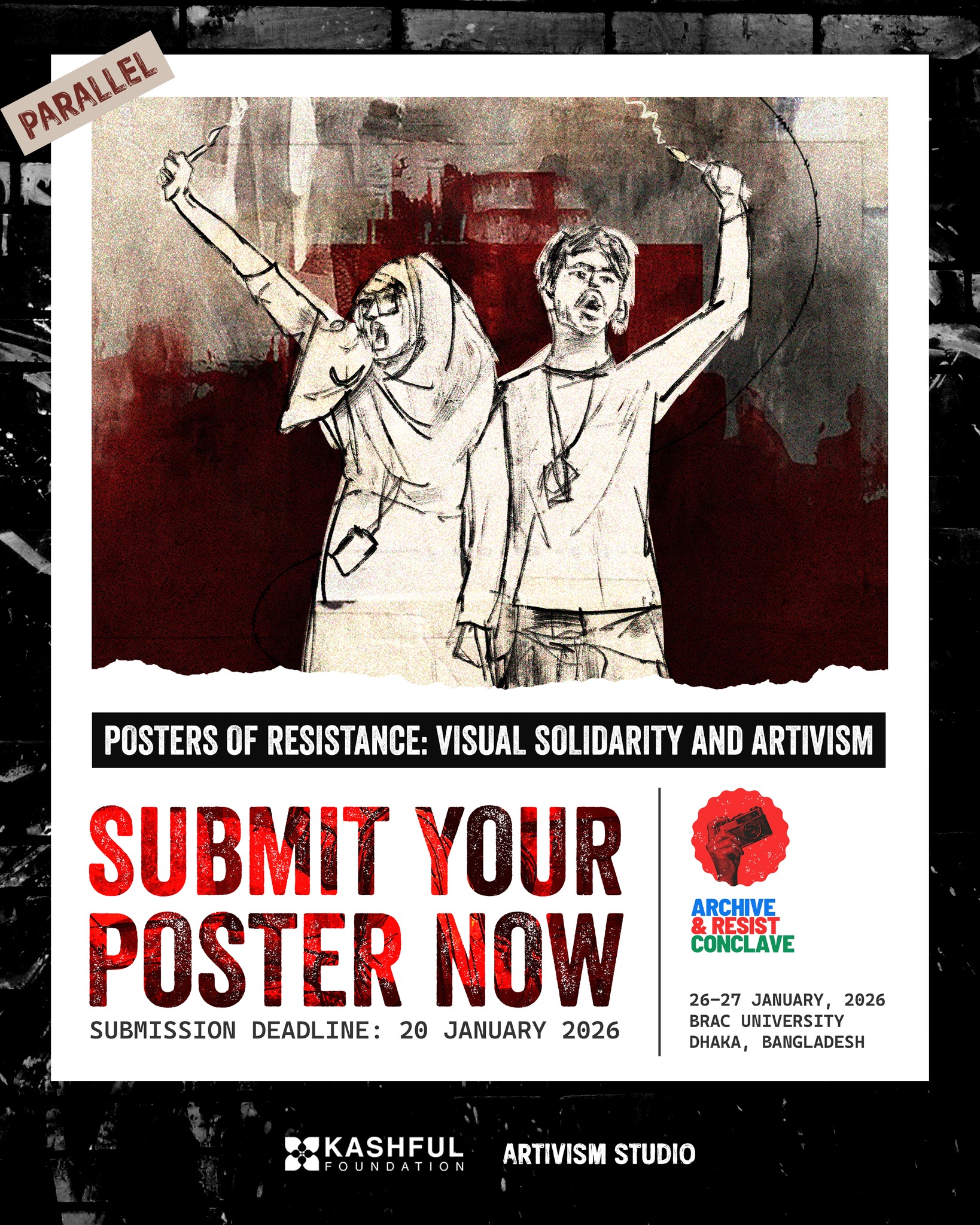 Call for Resistance Posters is Now... - Kashful Foundation | Facebook