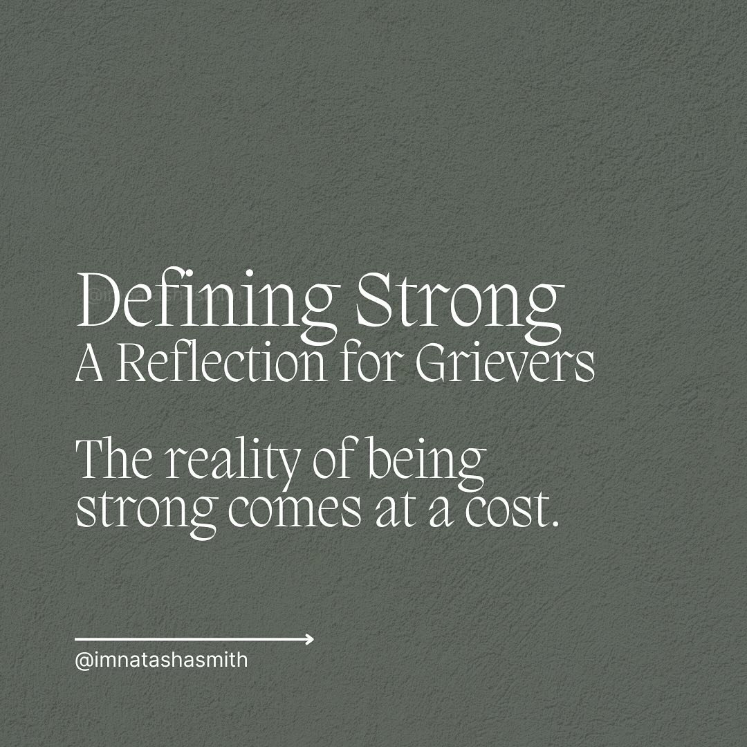Natasha Smith - Defining strong - a reflection for... | Facebook
