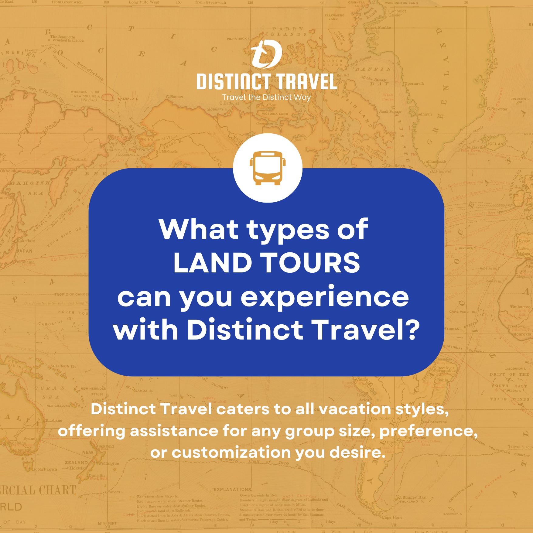 Distinct Travel - 🌍 What types of land tours can you... | Facebook