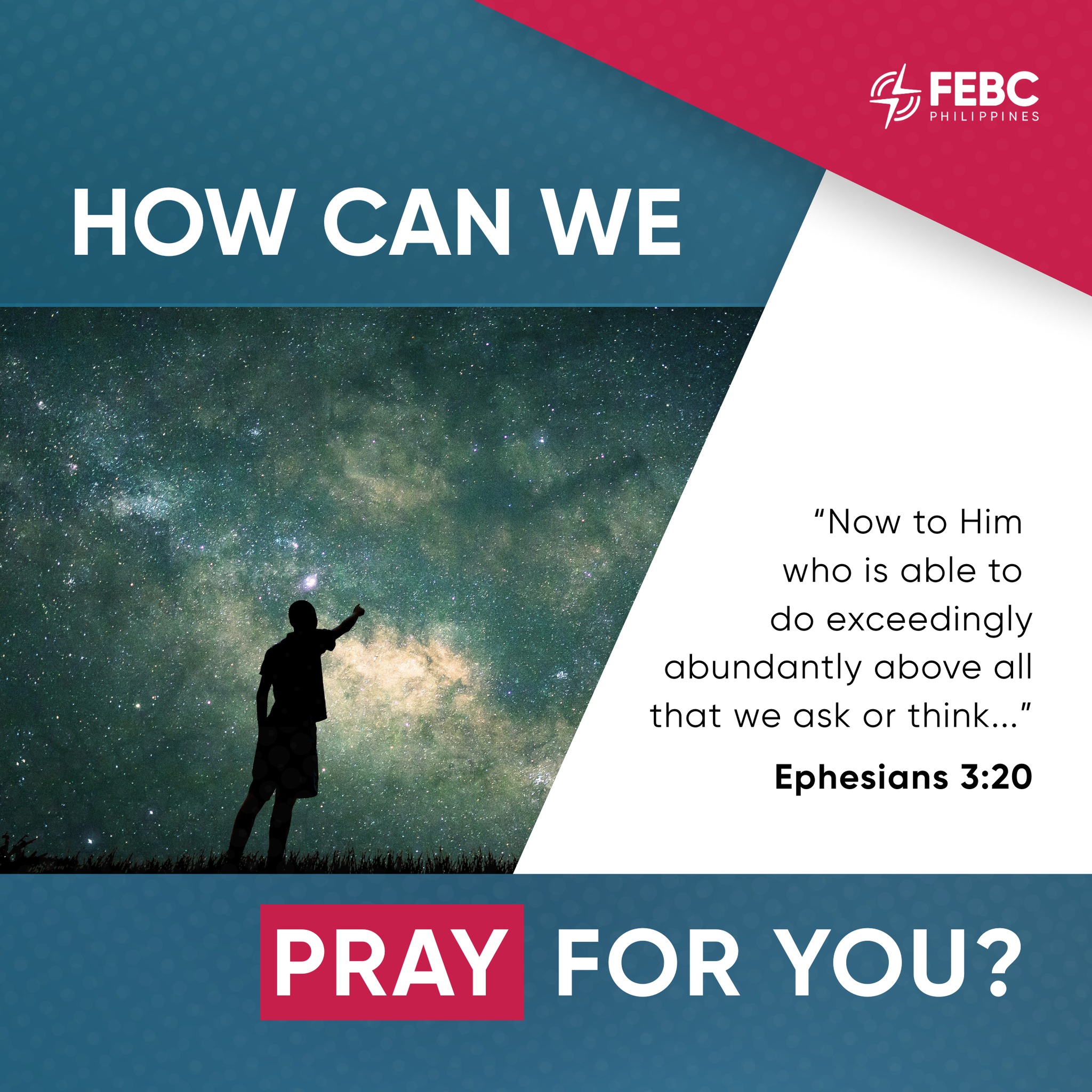 The Lord is able even if we are not.... - FEBC Philippines | Facebook