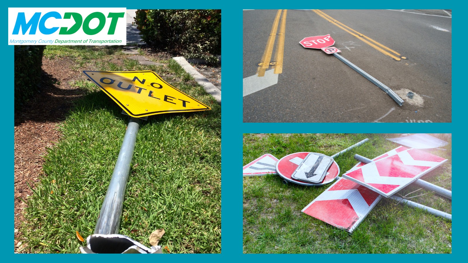 Montgomery - 🚨 See a damaged street sign? Help keep our roads safe! 🛣️ ...
