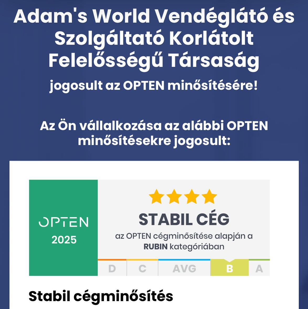 Adam's Kávézó, Étel-, és Koktélbár | Nagykanizsa