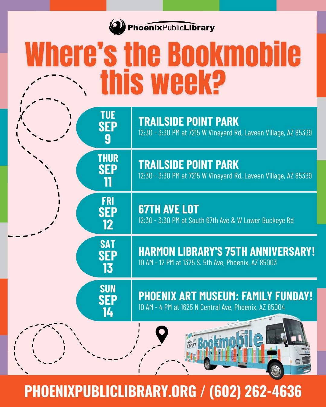 📚 The Bookmobile is on the move!... - Phoenix Public Library | Facebook