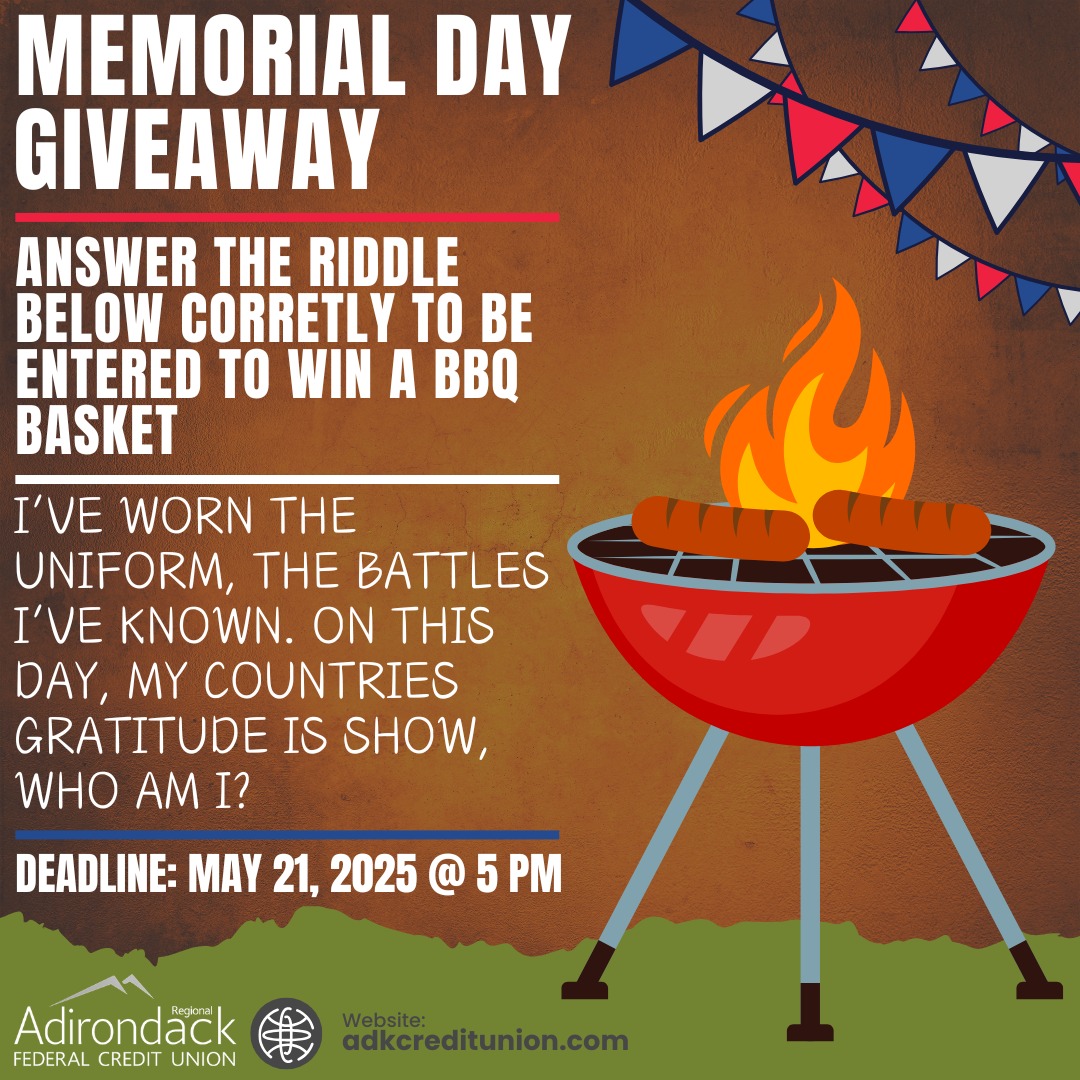 Adirondack - Memorial Day Giveaway! Answer the riddle correctly in the ...