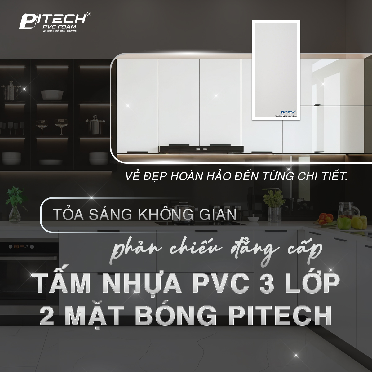 Ván gỗ nhựa Pitech - PVC FOAM
