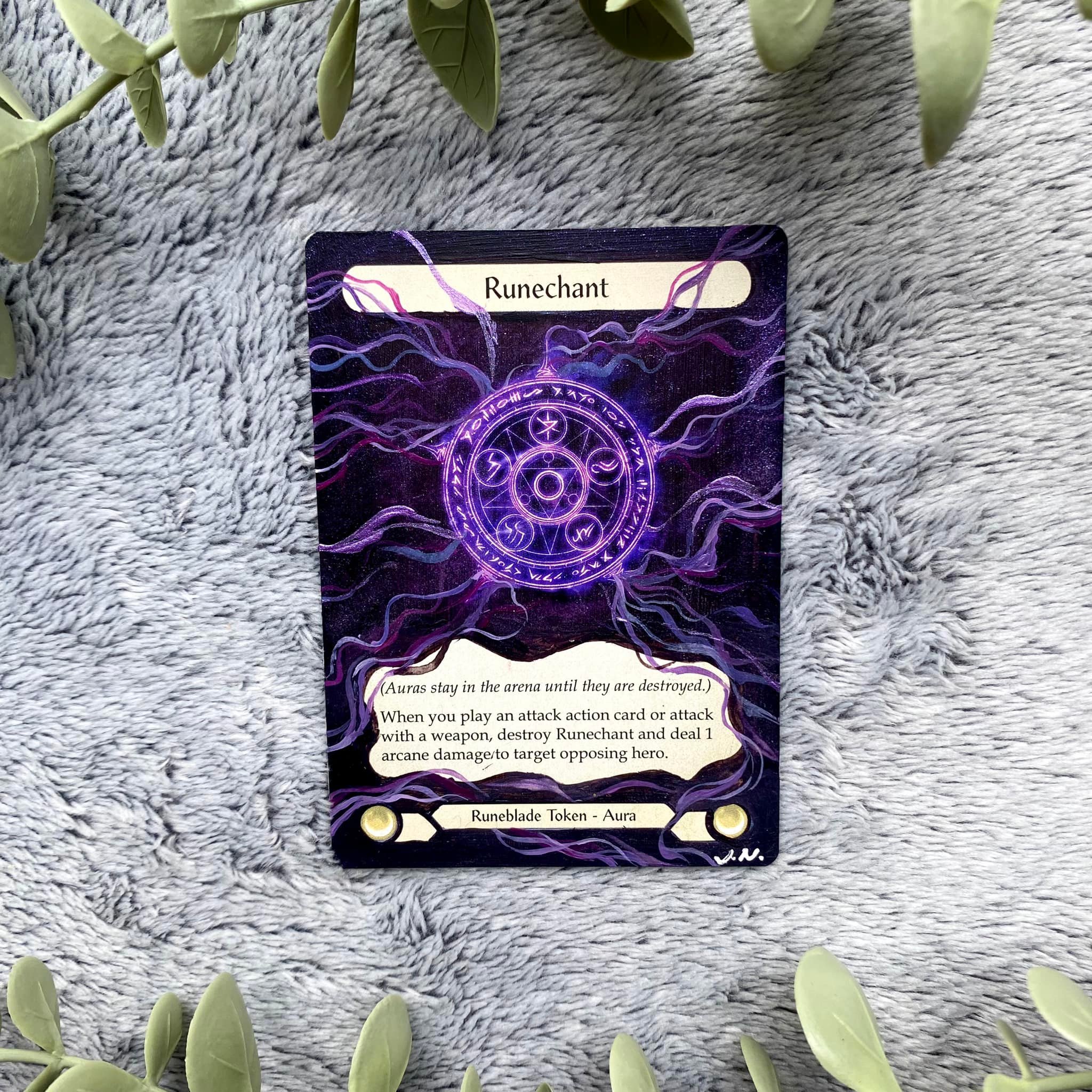 flesh and blood token cards Red Zone Rogue Metal  redzonerogue Custom Marked Token for Flesh