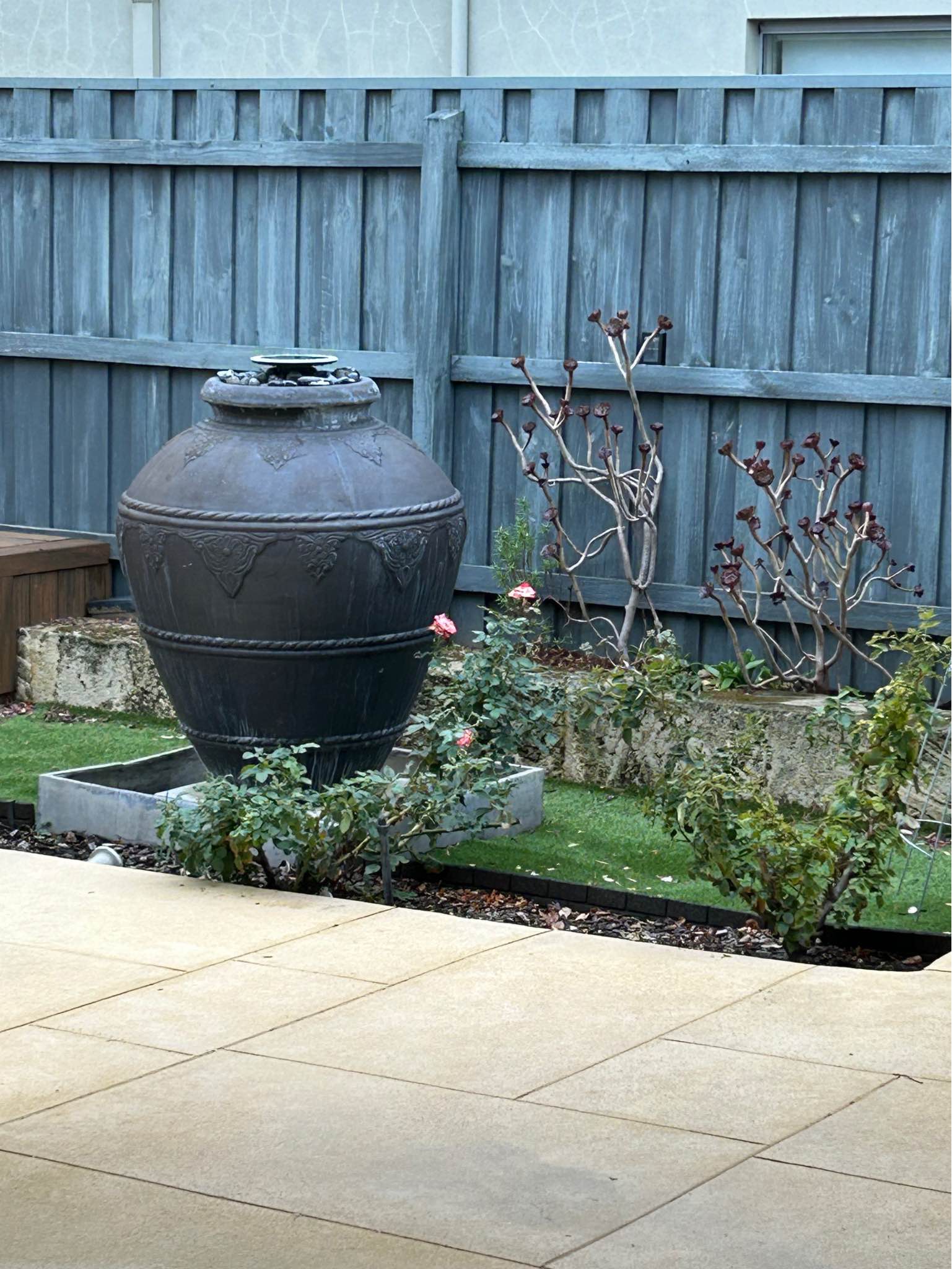 Outdoor Water Fountain Feature - Ponds & Water Features - Perth ...