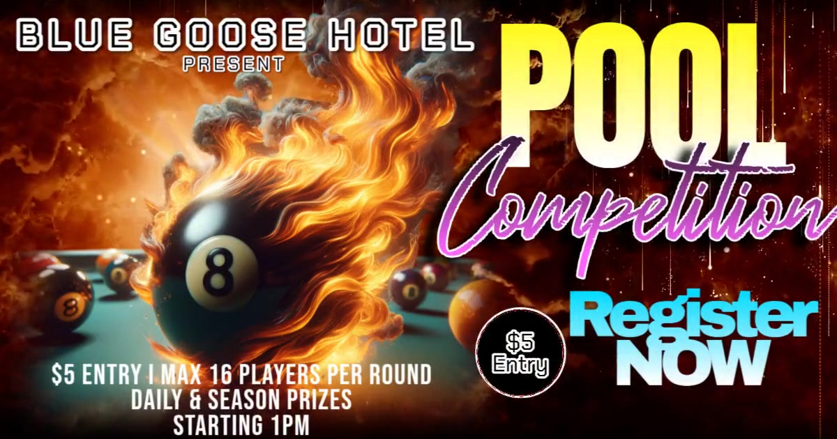 🎱 8 Ball Pool Comp –... - Blue Goose Hotel - Junction Hill | Facebook