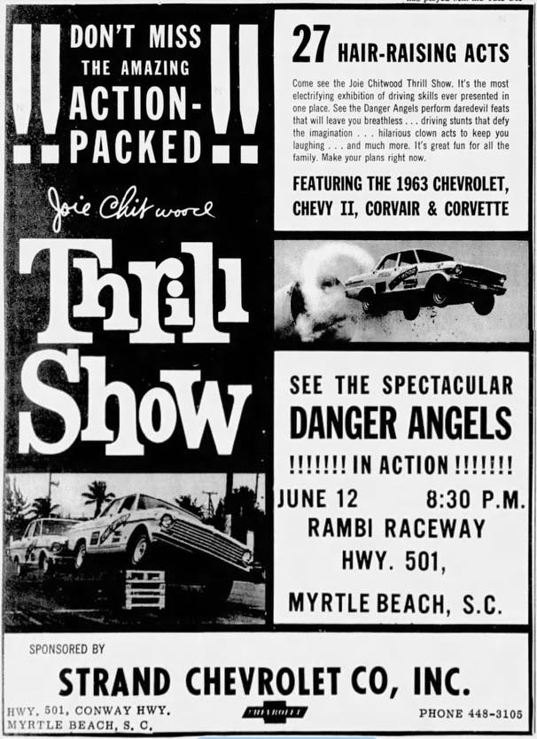 Myrtle - Action-packed! Hair-raising acts! Exclamation points! We race ...