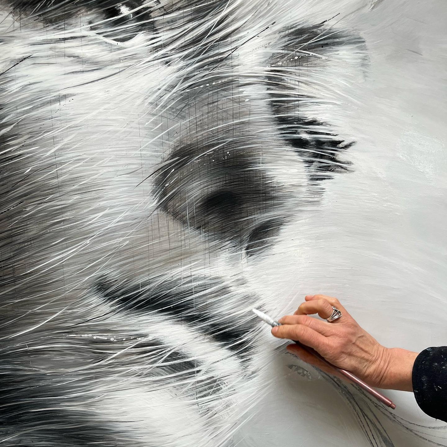 Oil in progress | Ewa Hauton Paintings