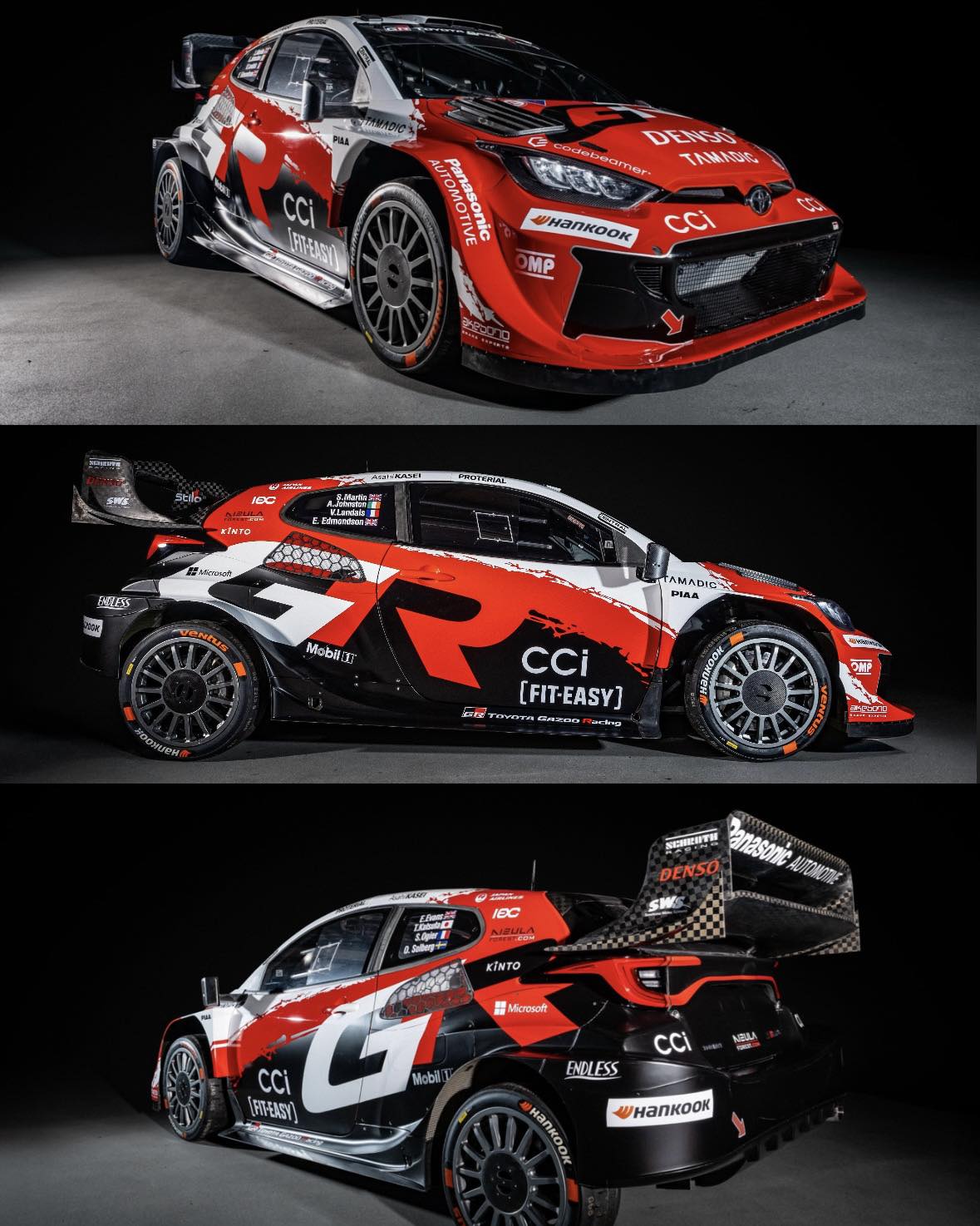 Sébastien Ogier's official Toyota GR Yaris Rally1 livery for the