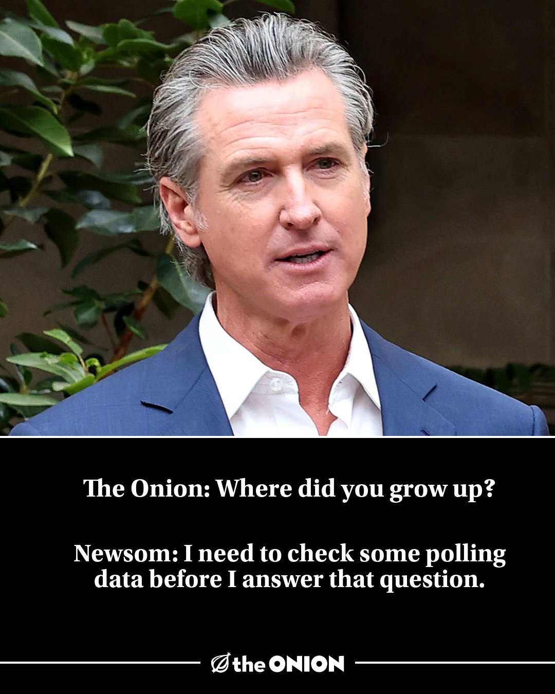 The Onion - The Onion’s Exclusive Interview With Gavin Newsom https ...