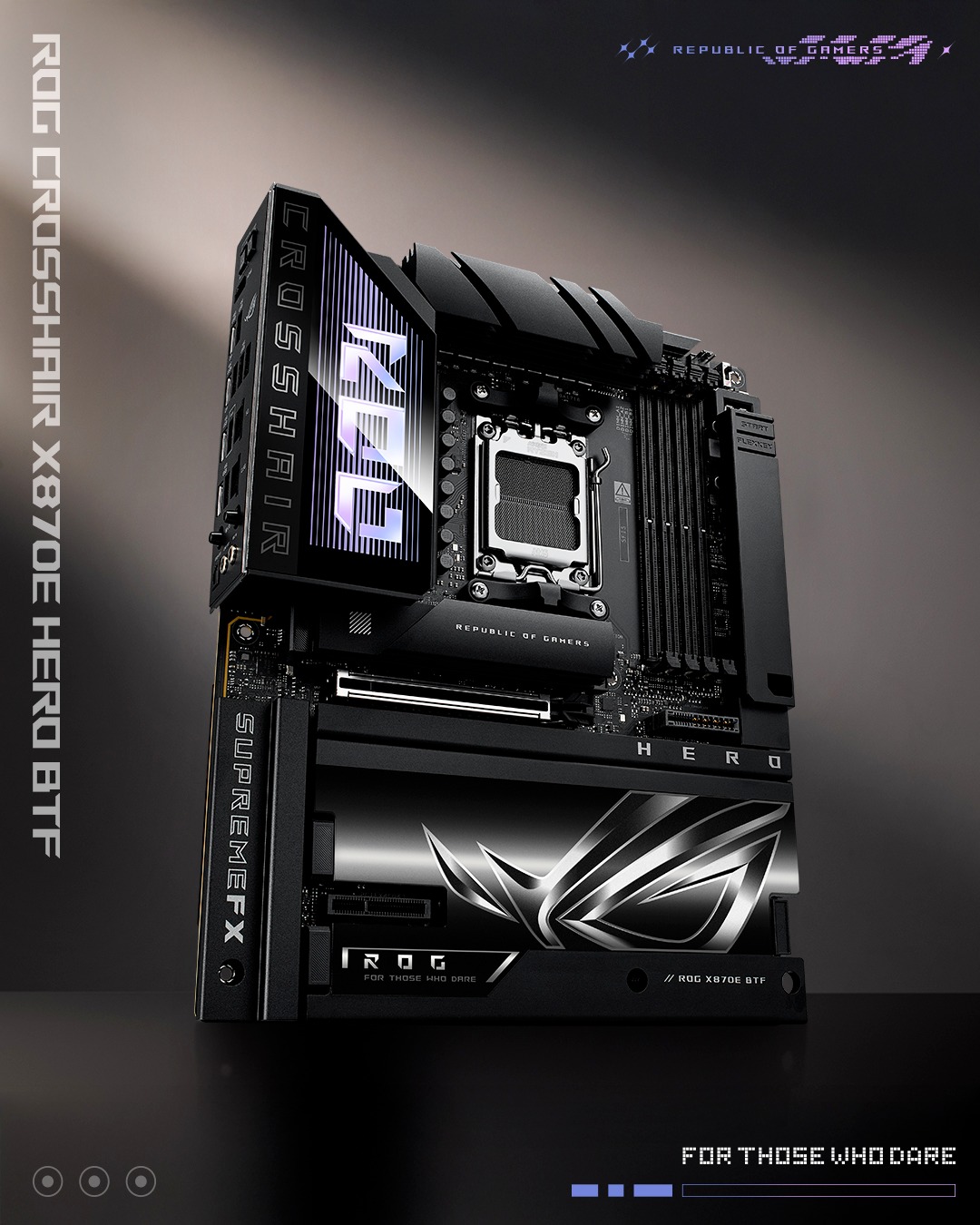 ASUS - #ROG #X870E Hero BTF skriva kabele svojim #BTF... | Facebook