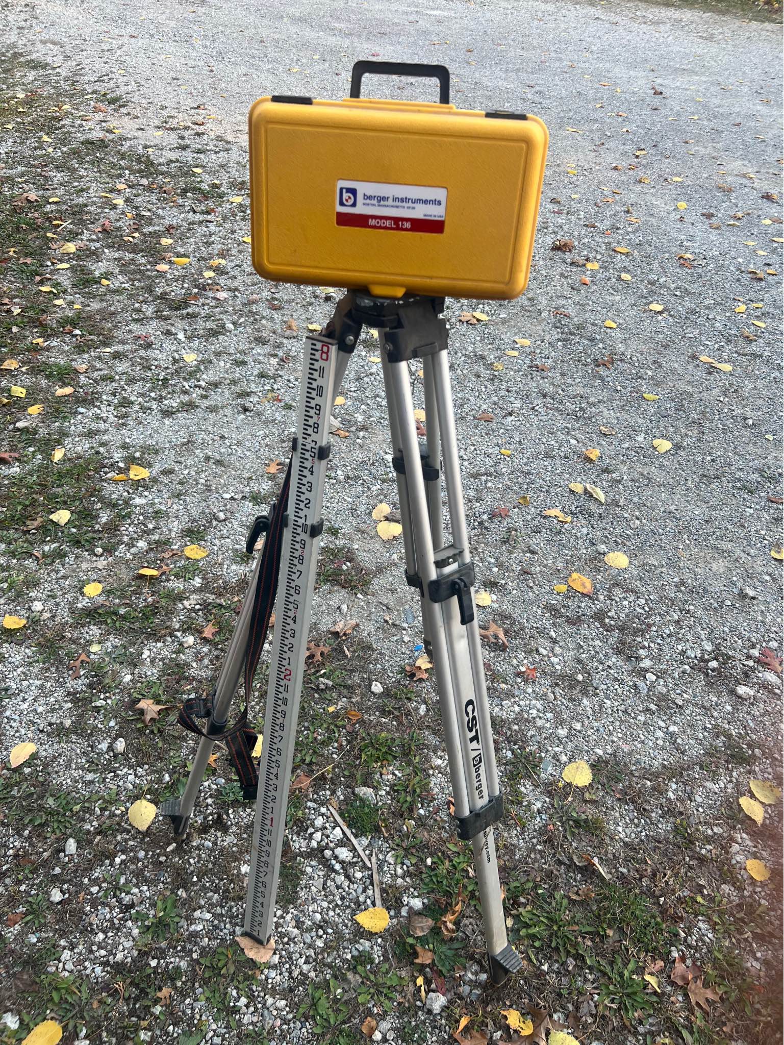 Berger Instruments Model 136 Surveying Optical Transit Level with ...
