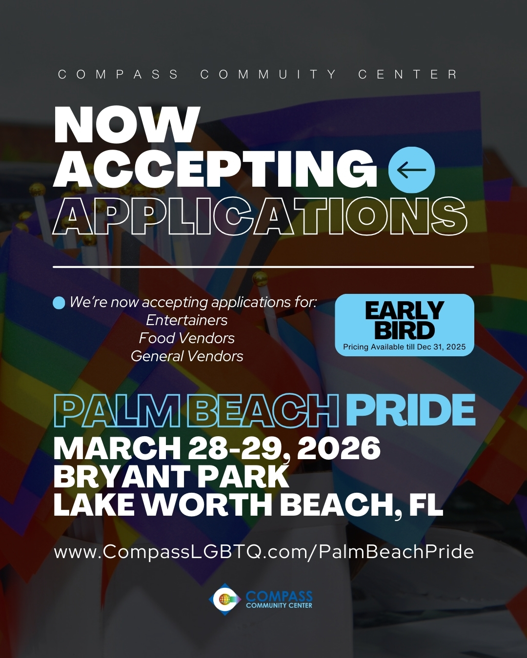 Compass - 🌈 Palm Beach Pride 2026 Applications Now Open! Be part of the ...