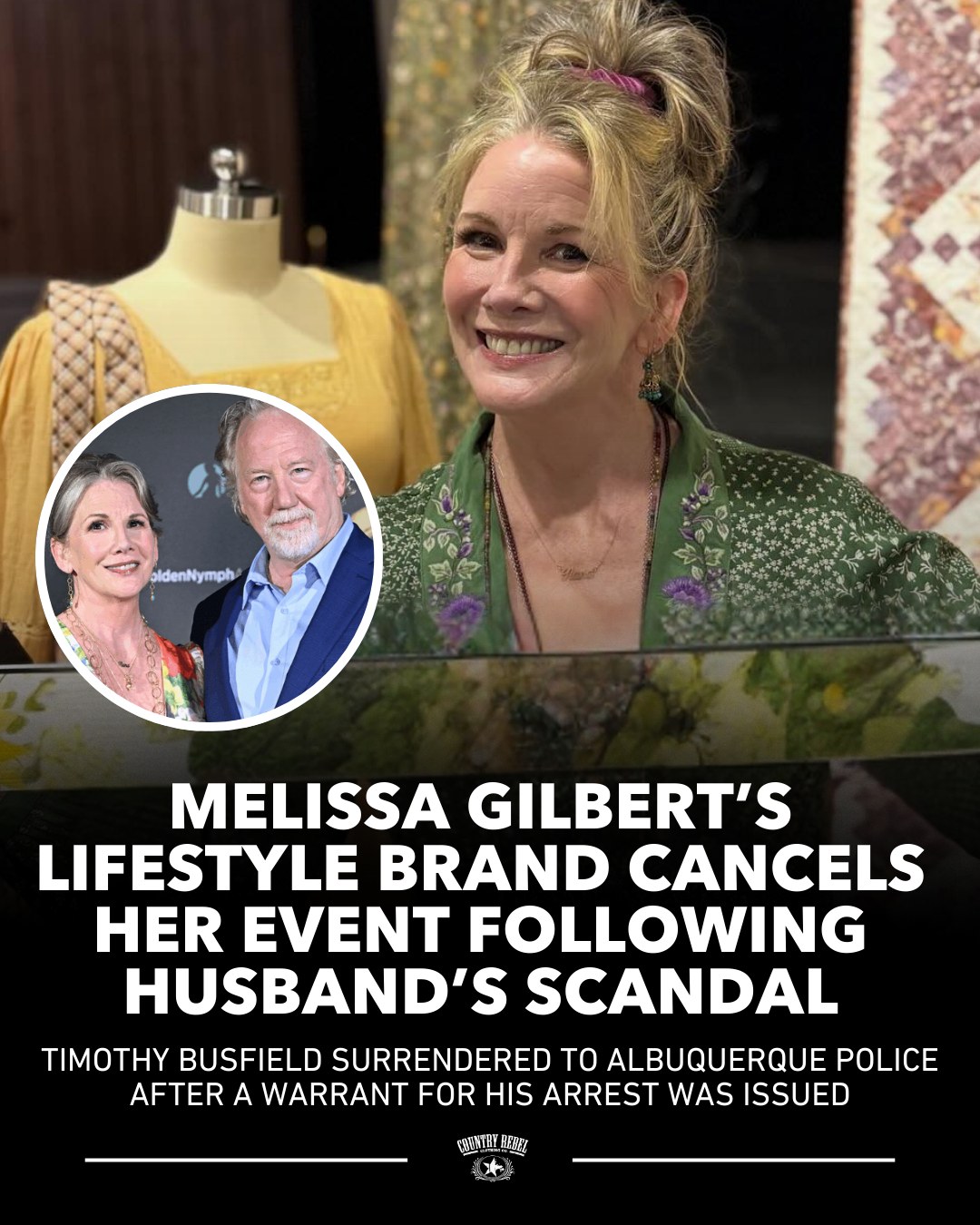Country Rebel - Melissa Gilbert's husband, Timothy... | Facebook