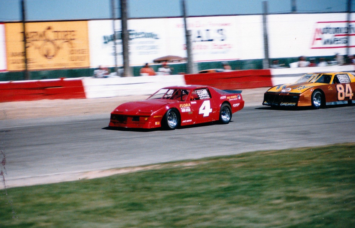 Idaho - NASCAR Northwest Tour. June 15th 1985 #4 Chuck Flora #84 Chet ...