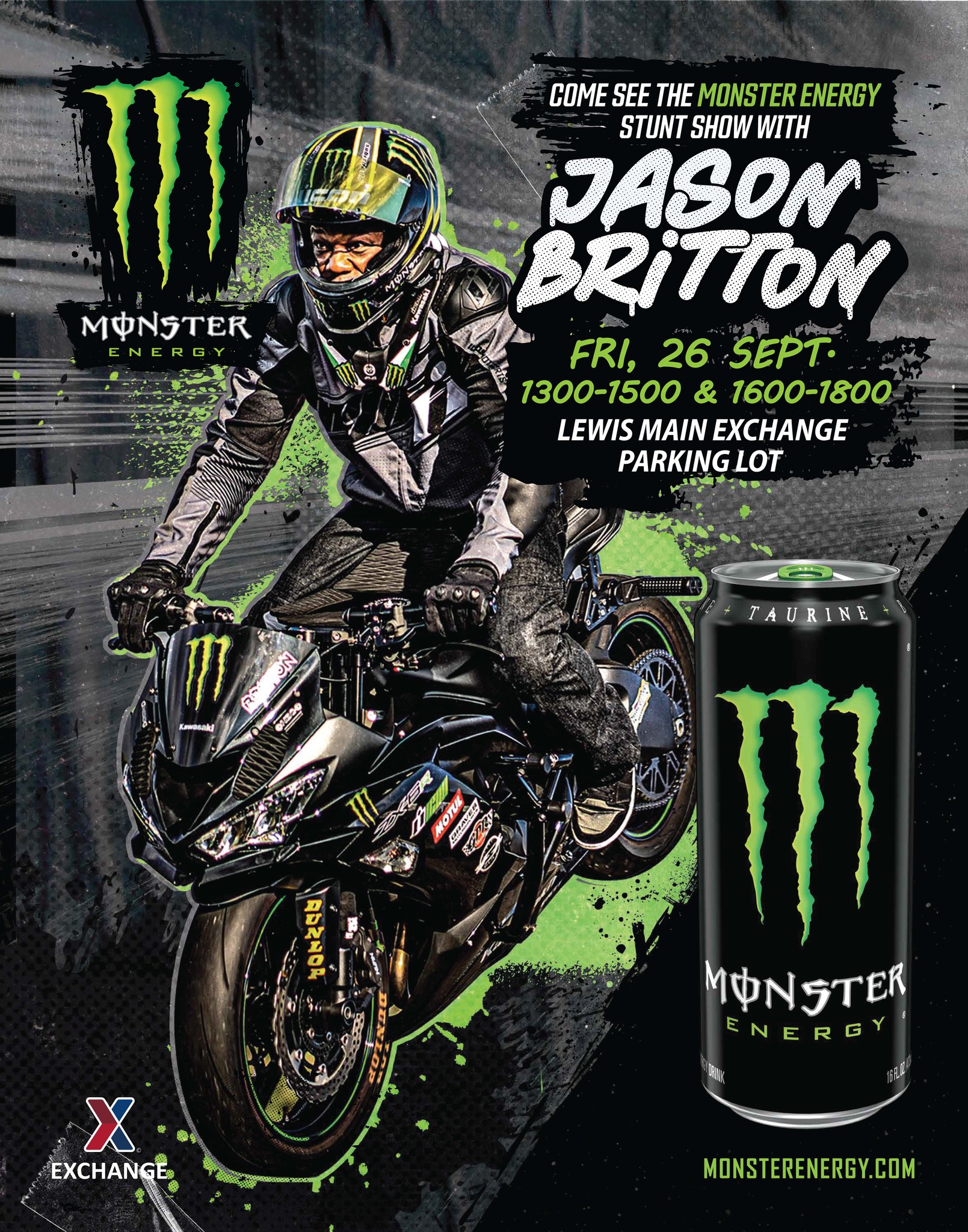 Freestyle motorcycle stunt... - JB Lewis-McChord Exchange | Facebook