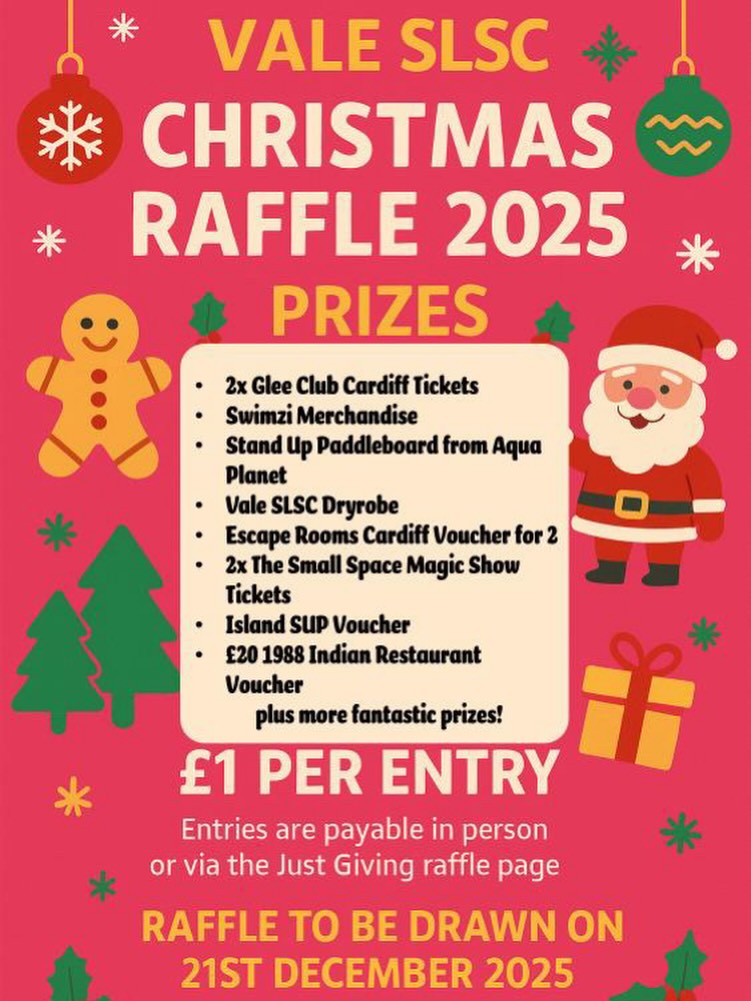 Vale - 🎄🎅 Vale SLSC Christmas Raffle 2025🎅🎄 For just £1 per entry, you ...