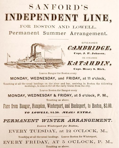 Bangor - Did you know? Captain Menemon Sanford of New York City was the ...