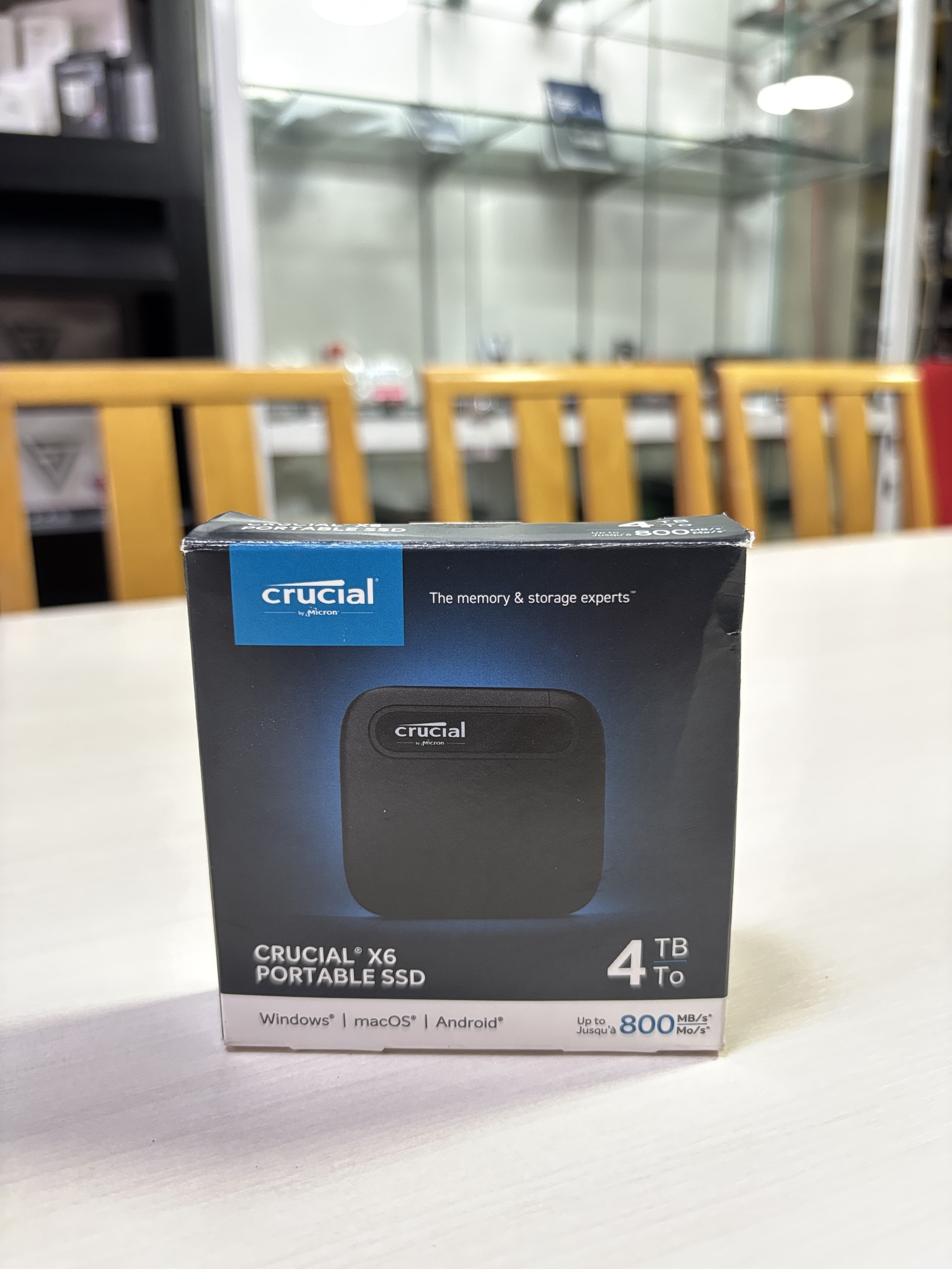 Crucial X6 Portable External SSD 4TB Key Features : - 4TB Storage 
