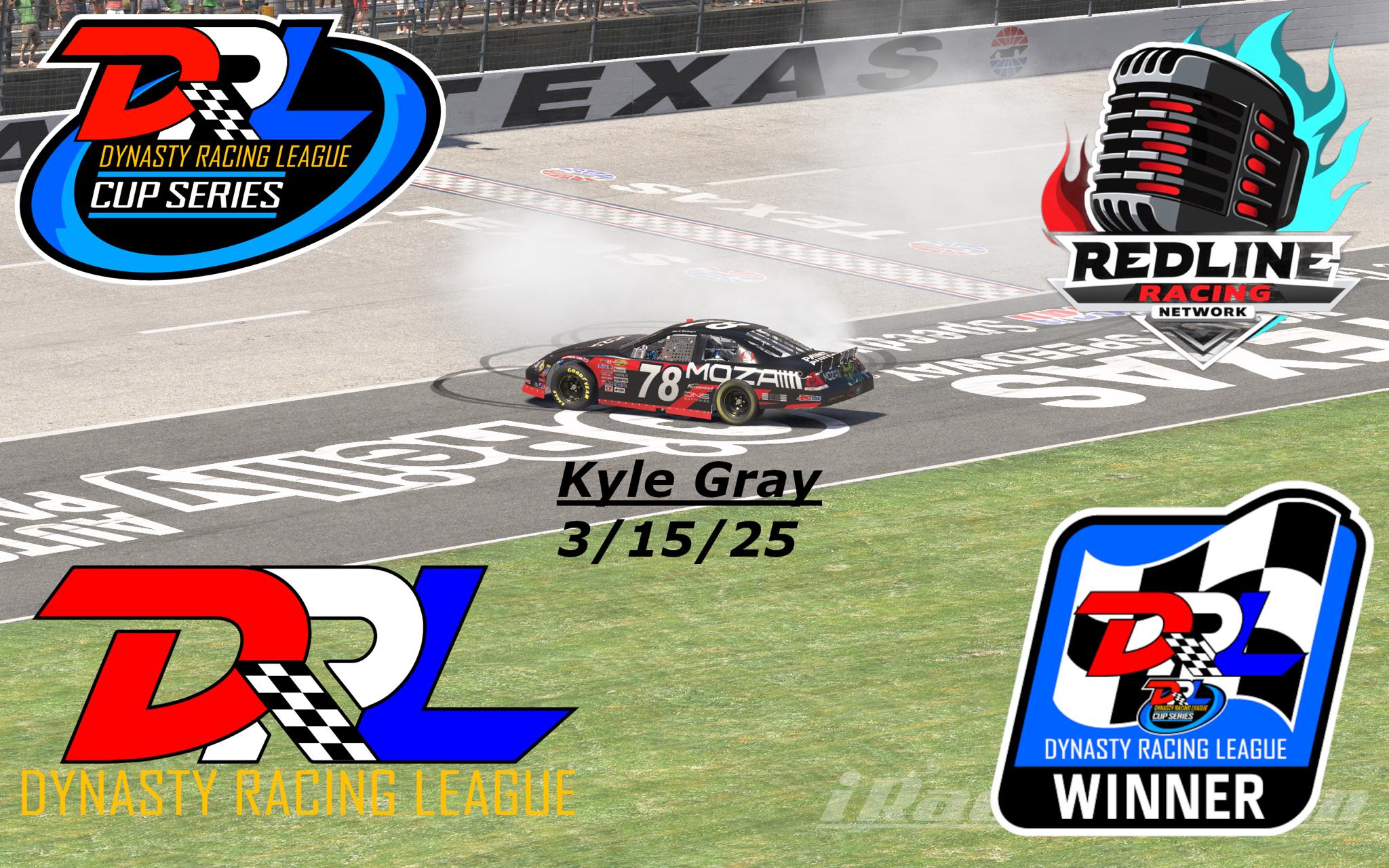 Dynasty - Kyle Gray gets his forst win in the 2025 DRL iRacing Gen4 ...