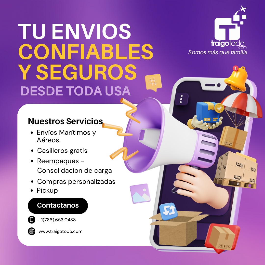 Traigo.Todo - 📦 **¡Envía tus Paquetes de Forma Segura y Confiable con ...