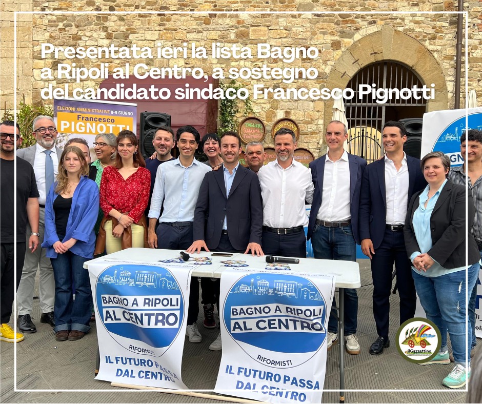 Il - 🗳 Presentata ieri la lista Bagno a Ripoli al Centro, a sostegno ...
