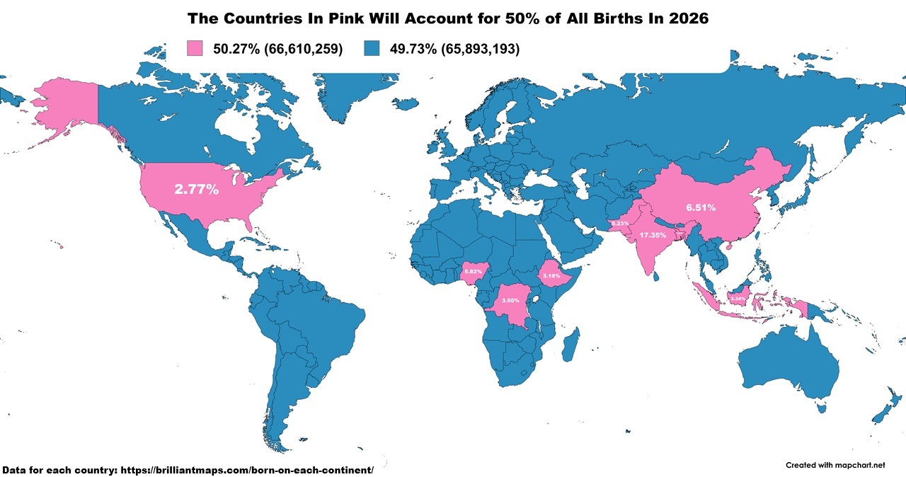 Brilliant Maps - The 9 Counties In Pink Will Account for... | Facebook