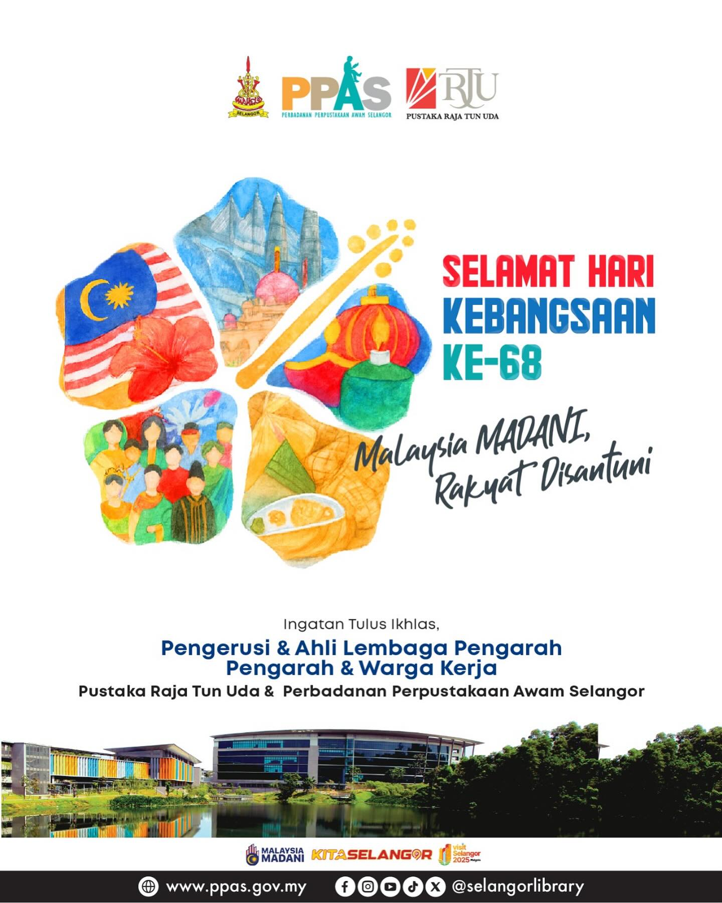 Perbadanan - SELAMAT HARI KEBANGSAAN KE-68 🇲🇾 Malaysia MADANI, Rakyat ...