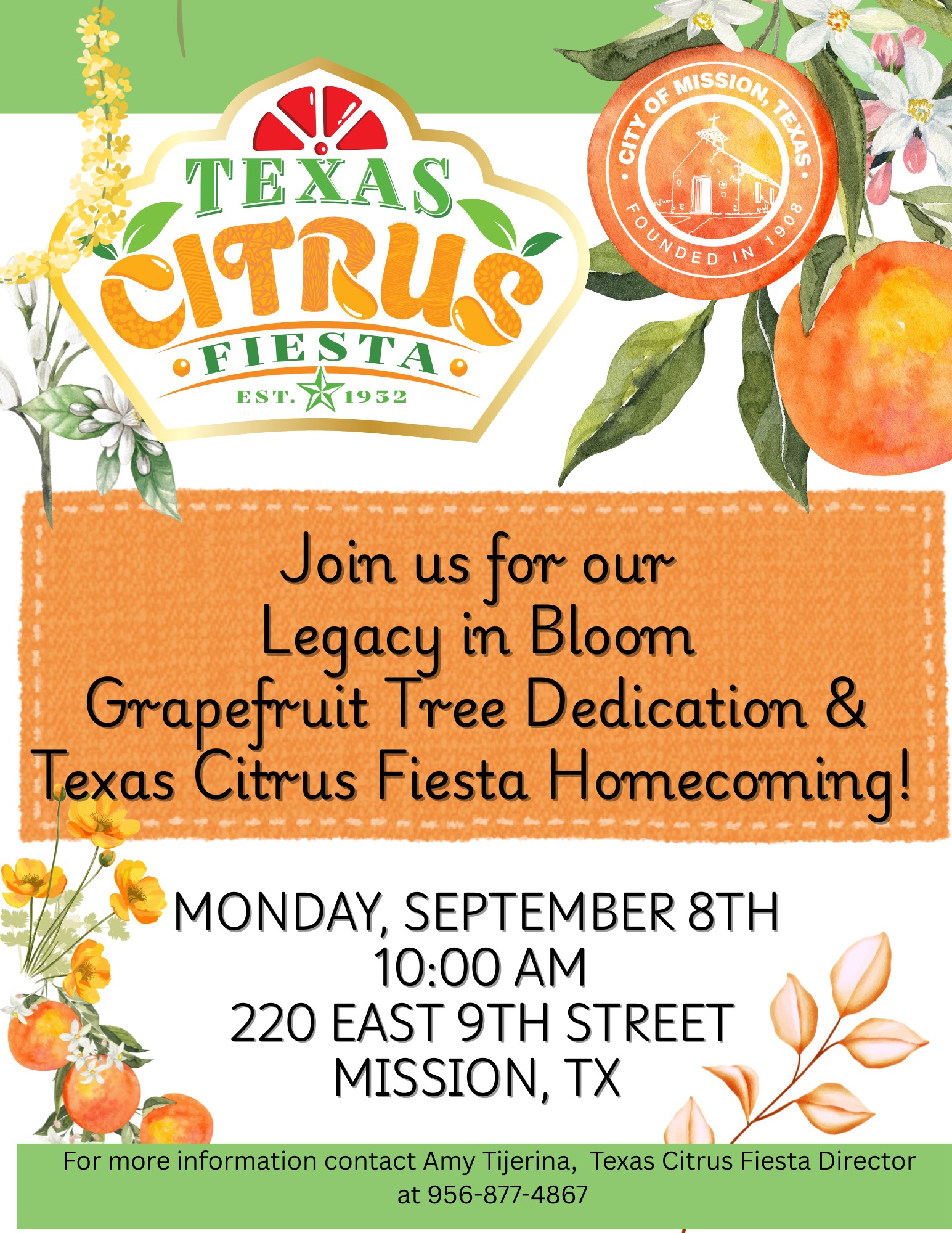 City - 🌳 You’re Invited! 🌳 The City of Mission and Texas Citrus Fiesta ...
