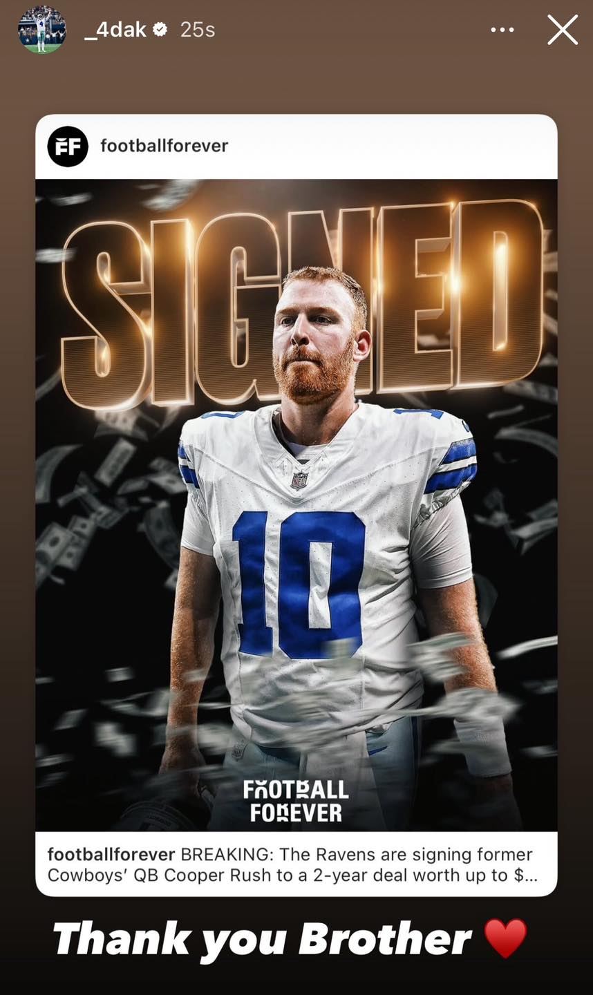 Mike Leslie - Dallas Cowboys quarterback Dak Prescott... | Facebook