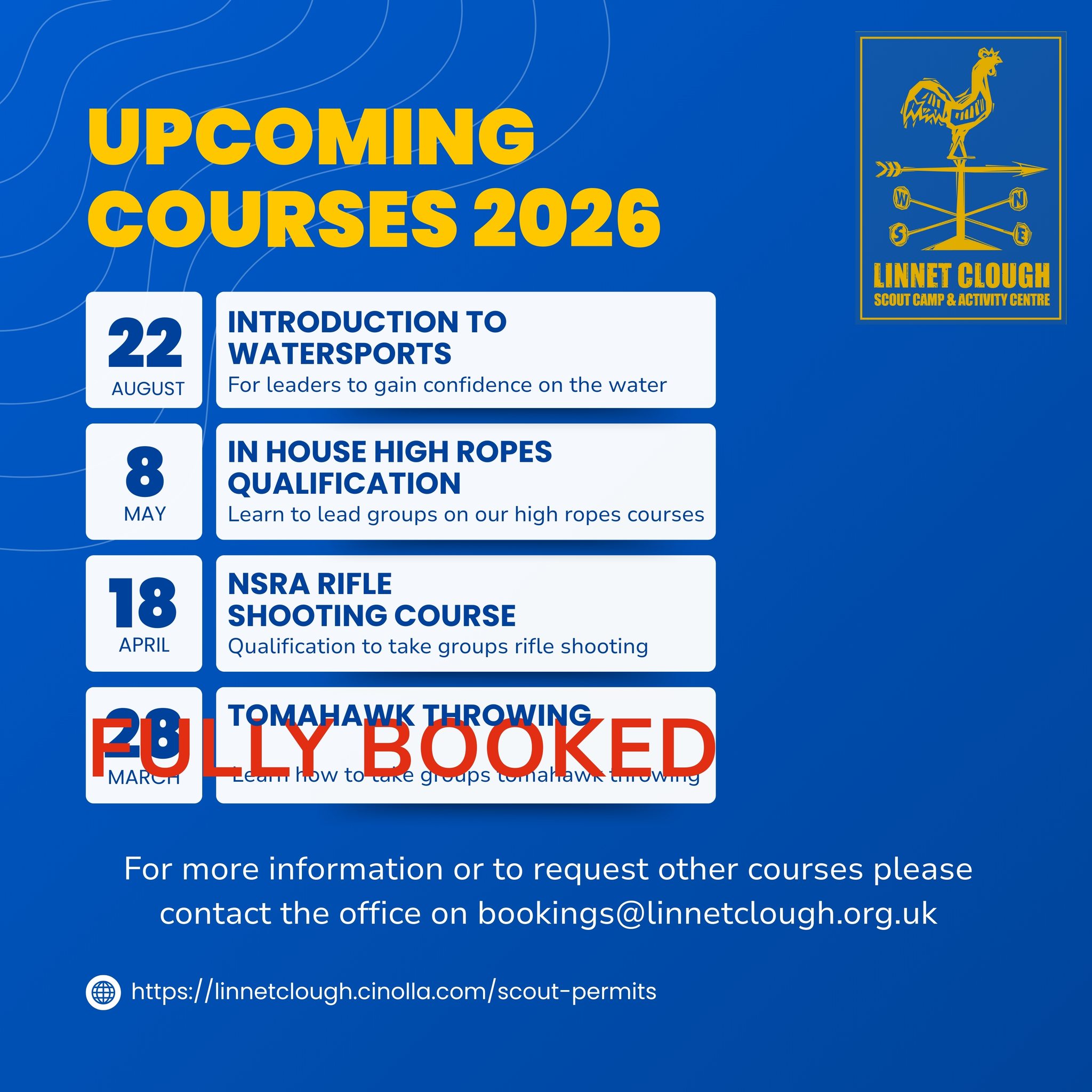 2026 Permit... - Linnet Clough Scout Camp & Activity Centre | Facebook