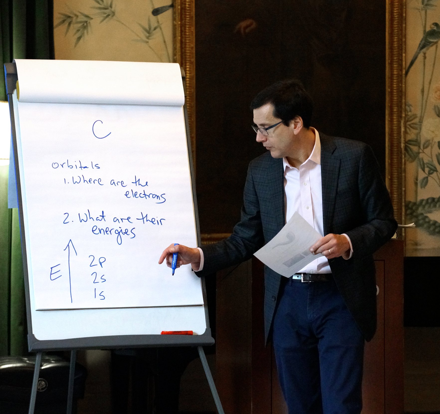 Barnard College - Prof. Christian Rojas led a master class...
