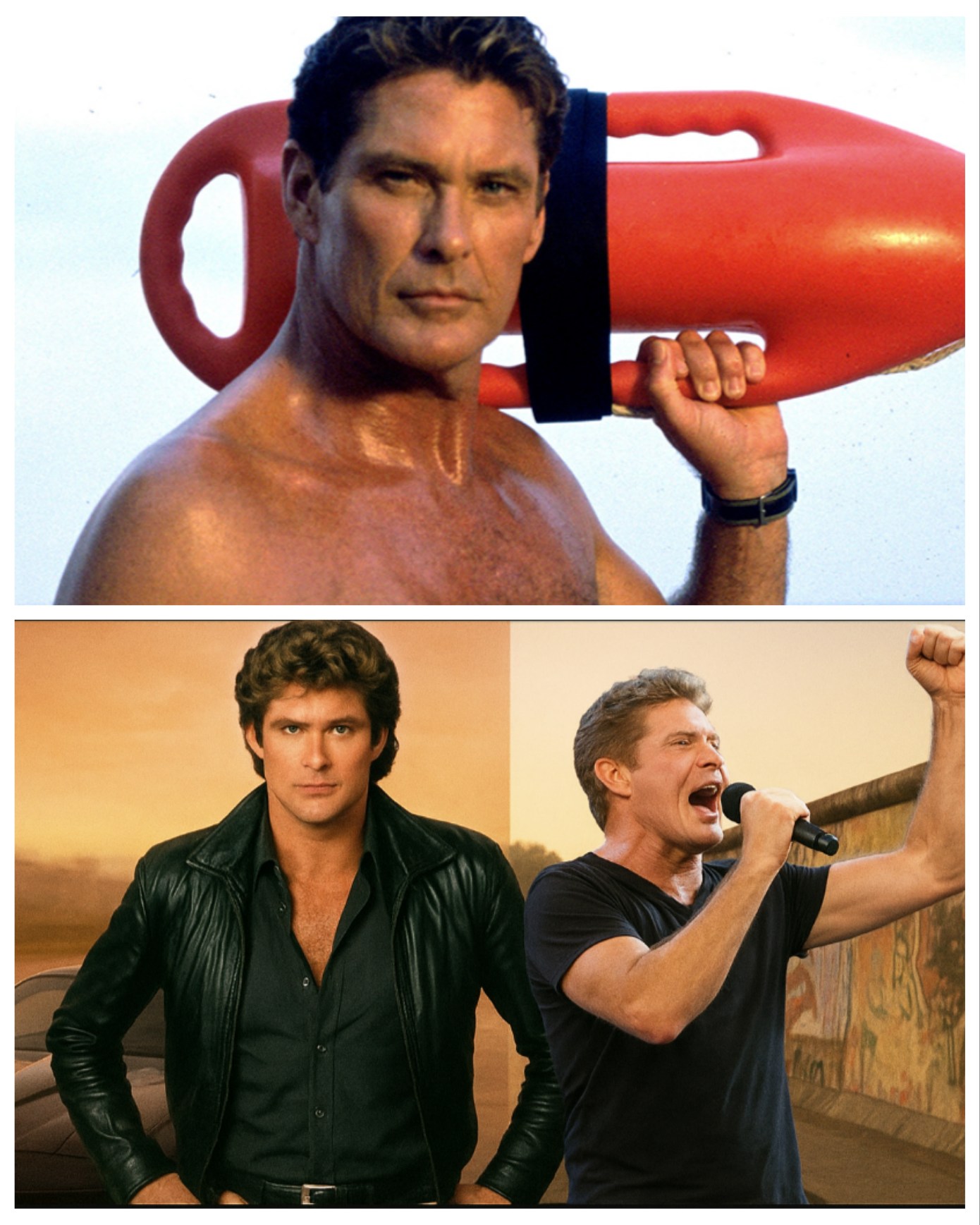 Have a good weekend! David Hasselhoff with his song 'Looking for