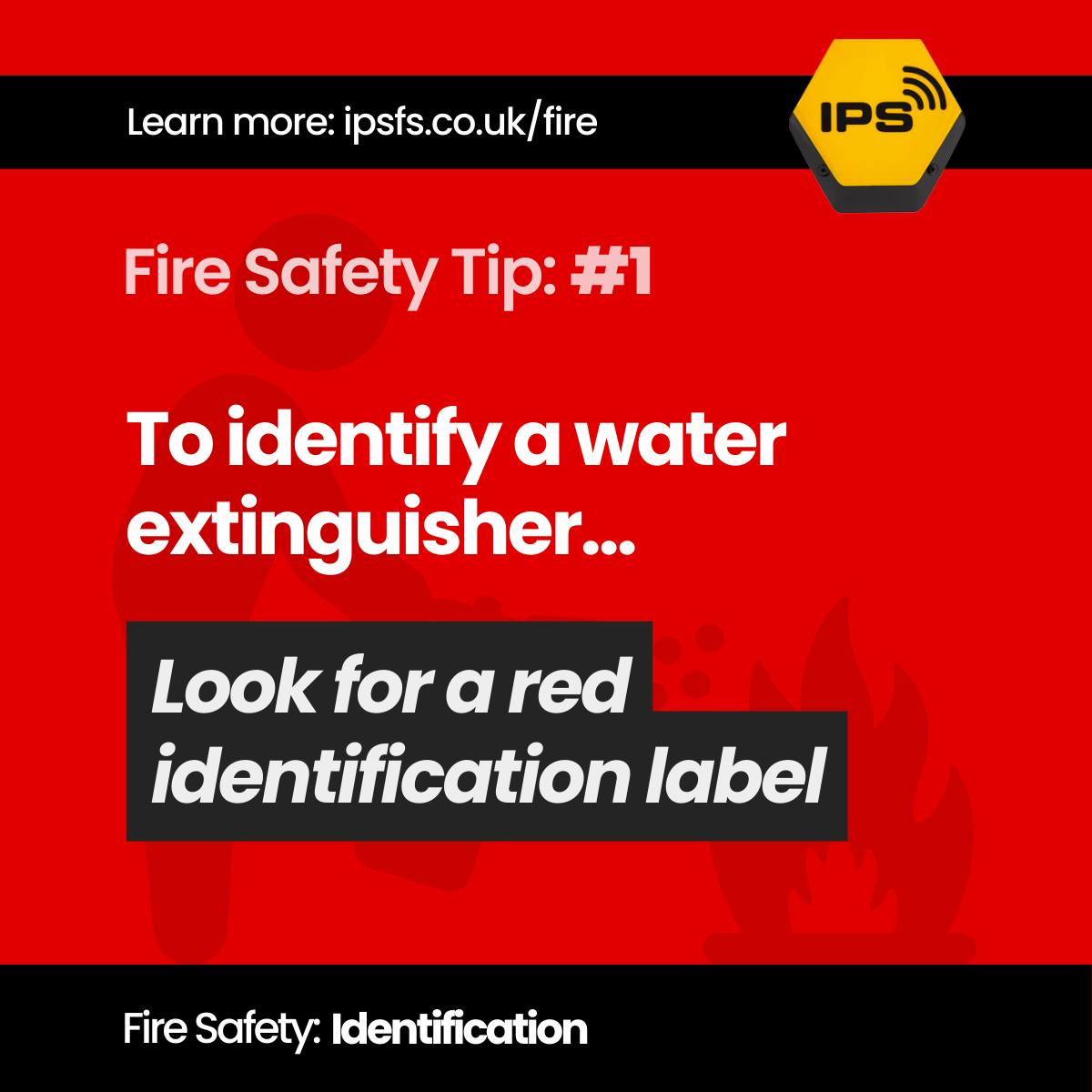 IPS - 🚨 Fire Safety Tip #1🚨 Do you know how to identify a water fire ...