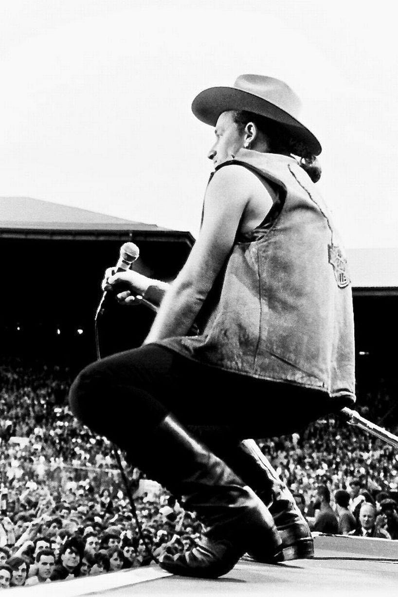 U2 at Murrayfield as part of their Joshua Tree tour. (1987) Pic
