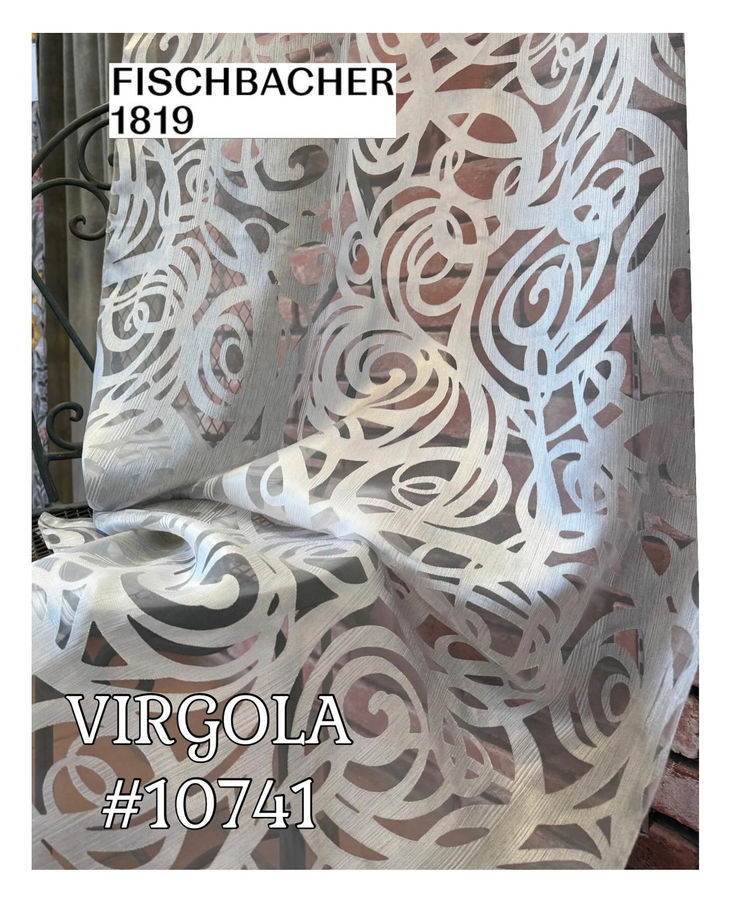スイス🇨🇭 フィスバのレースカーテン VIRGOLA（ヴィルゴラ） #10741