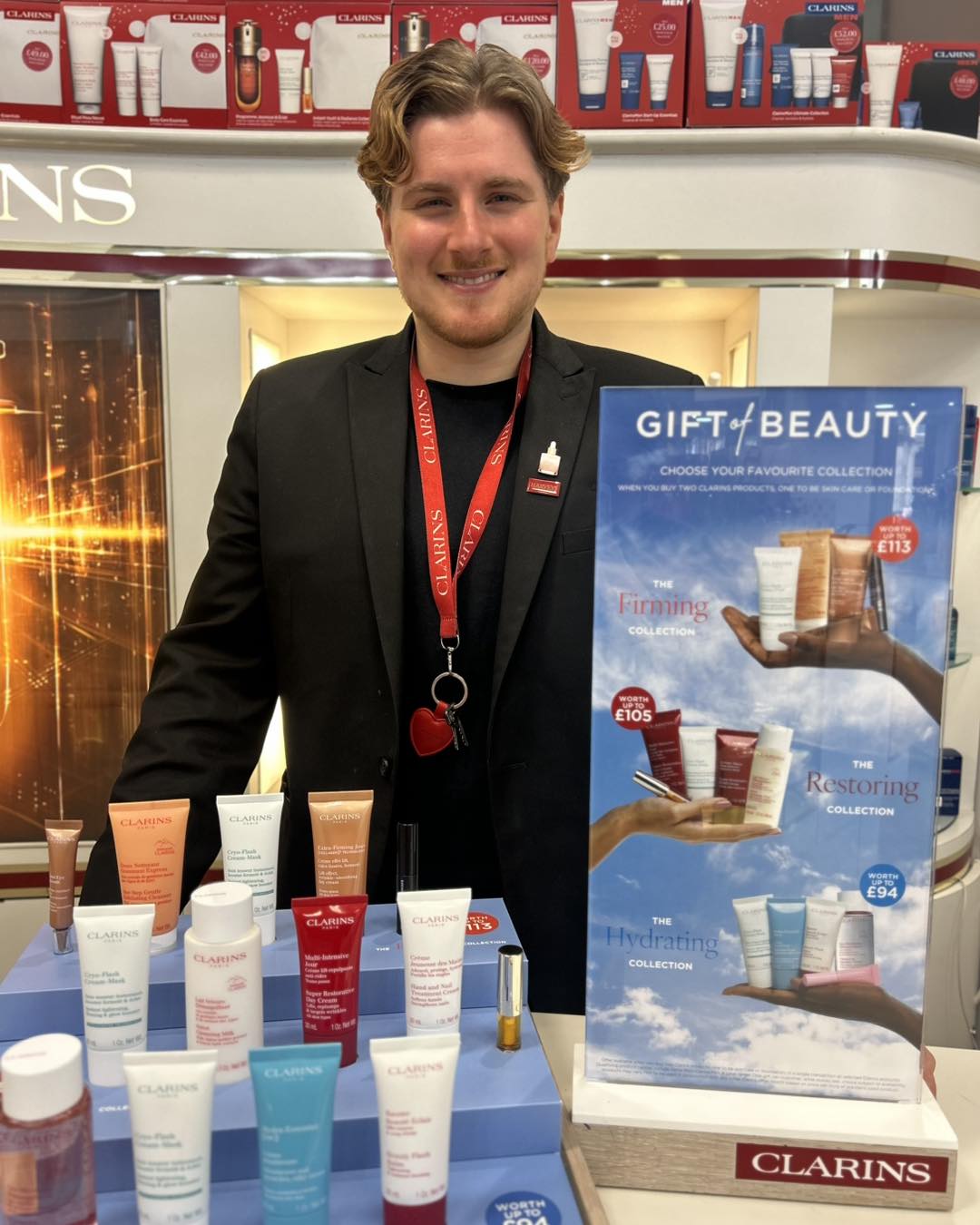 Janine at the Clarins counter in Harveys of Halifax is always