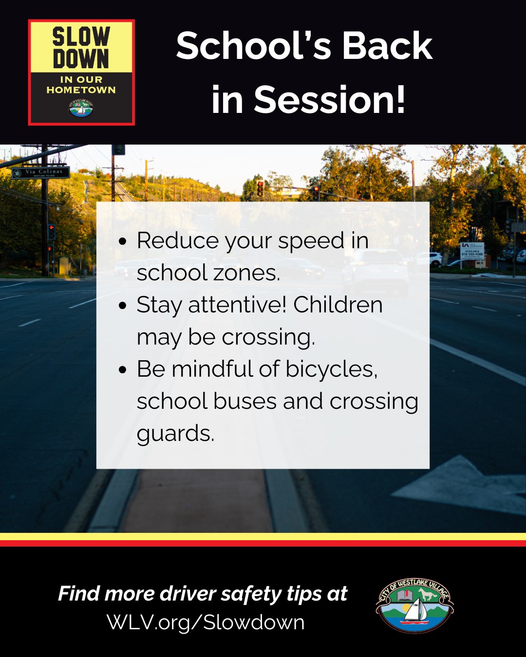 City - 🚸School is back in session in #WestlakeVillage, which means more ...