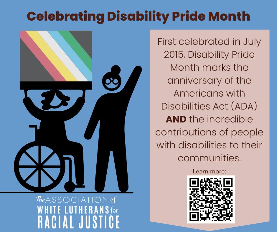 White - Happy Disability Pride Month! Read this for more information on ...