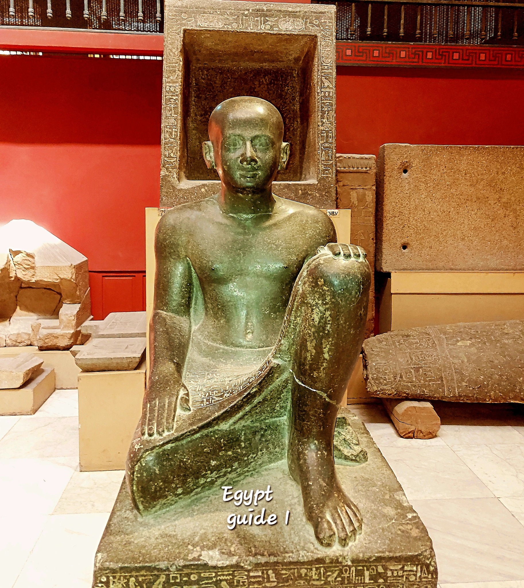 Egypt - 🧱 Statue of Vizier Hor – A Powerful Voice of Ancient Egypt 📍 ...