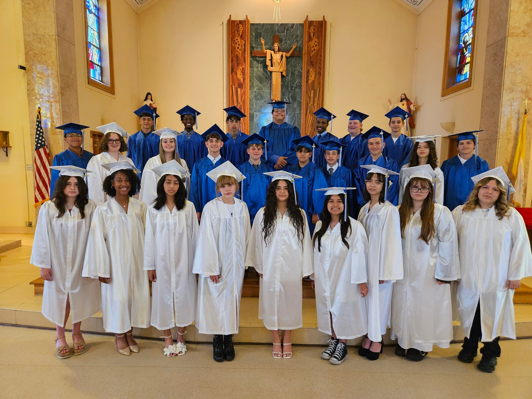 The Class of 2024 took their... - St. Mary Catholic School
