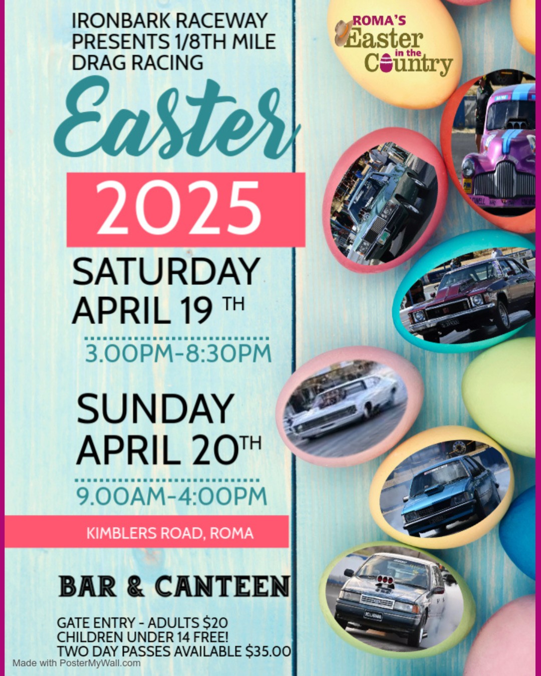 Ironbark Raceway presents... - Roma's Easter in the Country | Facebook