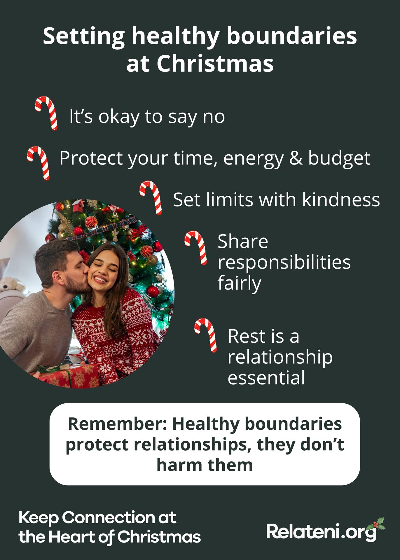Relate - Christmas can stretch our energy, time and emotions. Setting ...