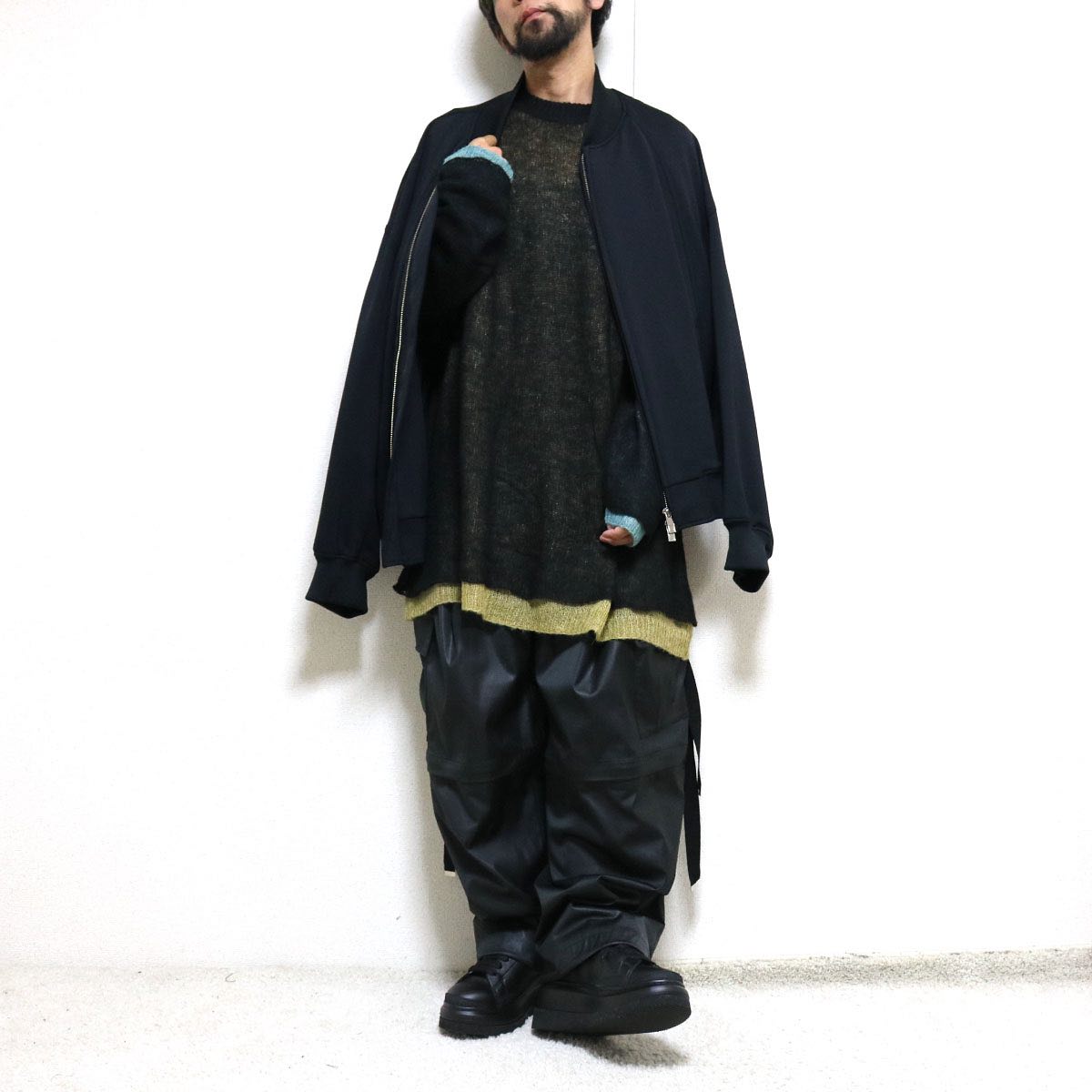 ALuvous - _ Boat neck Layer Knit saw [LB24AW-PO06-FSJ] - Licht 